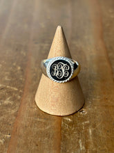 将图片加载到图库查看器,BLD181 SIGNET RING OVAL "SILVER925"