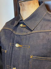画像をギャラリービューアに読み込む, 【予約商品】BLD063 14oz DENIM BLOUSE "INDIGO"
