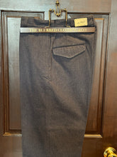 画像をギャラリービューアに読み込む, BLD136 FLANNEL TROUSERS "NAVY"