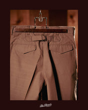 将图片加载到图库查看器,BLD198 BROWN COTTON TROUSERS