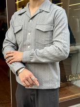 将图片加载到图库查看器,BLD146 ARAN OPEN COLLAR SHIRTS