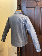 画像をギャラリービューアに読み込む, BLD128 CHAMBRAY OPEN COLLAR SHIRTS L/S
