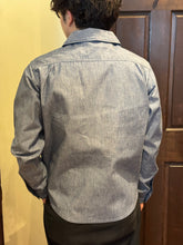 画像をギャラリービューアに読み込む, BLD128 CHAMBRAY OPEN COLLAR SHIRTS L/S