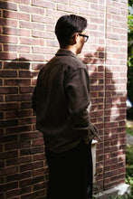 画像をギャラリービューアに読み込む, BLD186 WOOL TWEED OPEN COLLAR SHIRTS