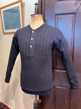 画像をギャラリービューアに読み込む, BLD193 RIB HENLEY L/S T-SHIRTS
