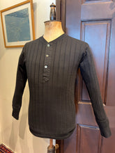 画像をギャラリービューアに読み込む, BLD193 RIB HENLEY L/S T-SHIRTS

