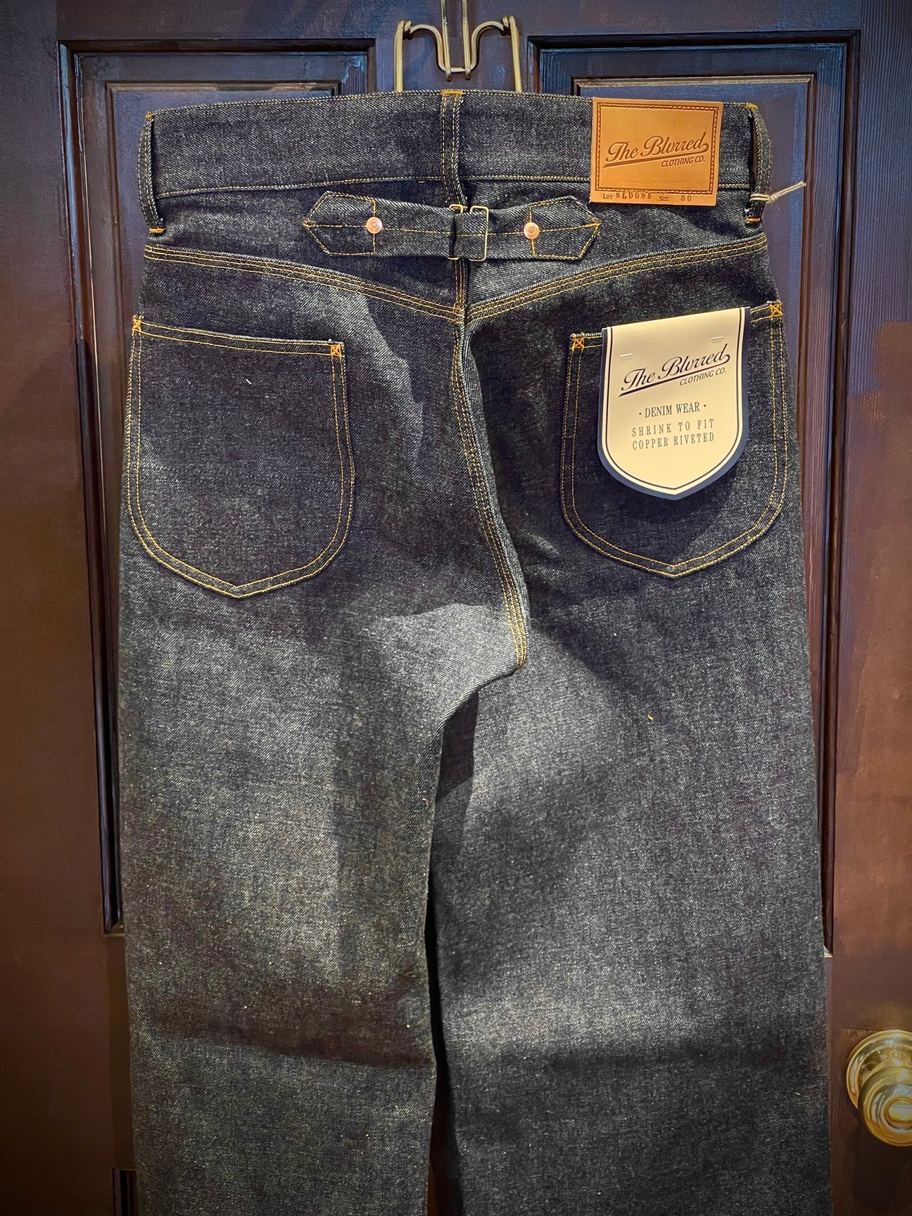 Pre-order item] BLD085 14oz DENIM PANTS – BLURRED CLOTHING