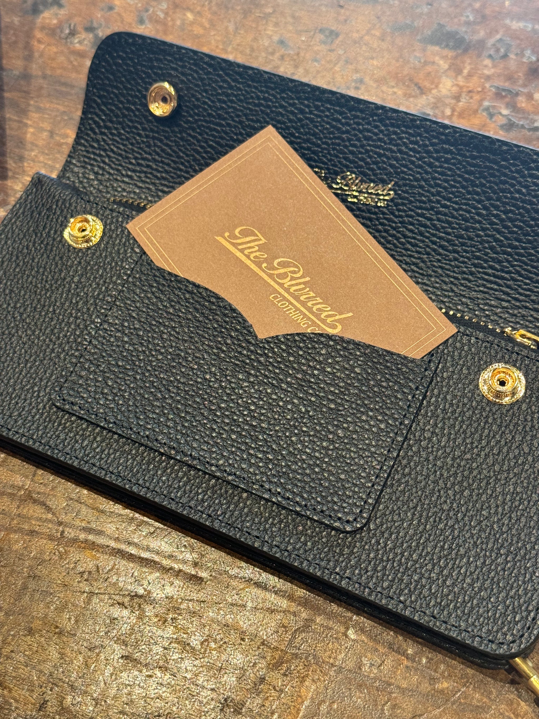 BLURRED CLOTHING ブラードクロージング　コードバンウォレット 廃盤】BLURRED CLOTHINGコードバントラッカーウォレット