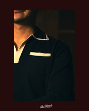 Load image into Gallery viewer, BLD195 2TONE POLO LONG SLEEVE
