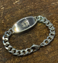 画像をギャラリービューアに読み込む, BLD102 SIGNET ID BRACELET "SILVER925"
