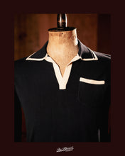 Load image into Gallery viewer, BLD195 2TONE POLO LONG SLEEVE
