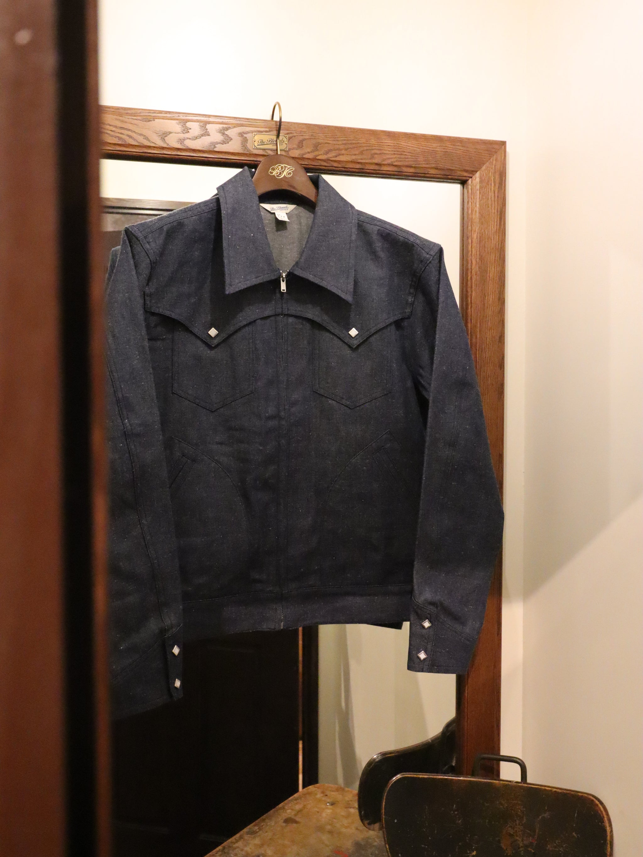 BLD170 NEP DENIM WESTERN JACKET – BLURRED CLOTHING OFFICIAL