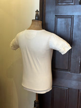 Load image into Gallery viewer, BLD011 HENLEY NECK T-SHIRTS SHORT SLEEVE &quot;OFF WHITE&quot;
