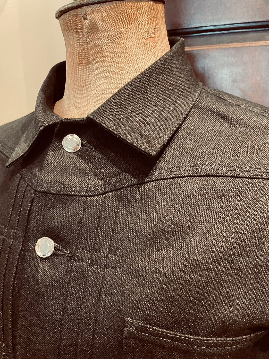 予約販売】BLD063 14oz DENIM BLOUSE 