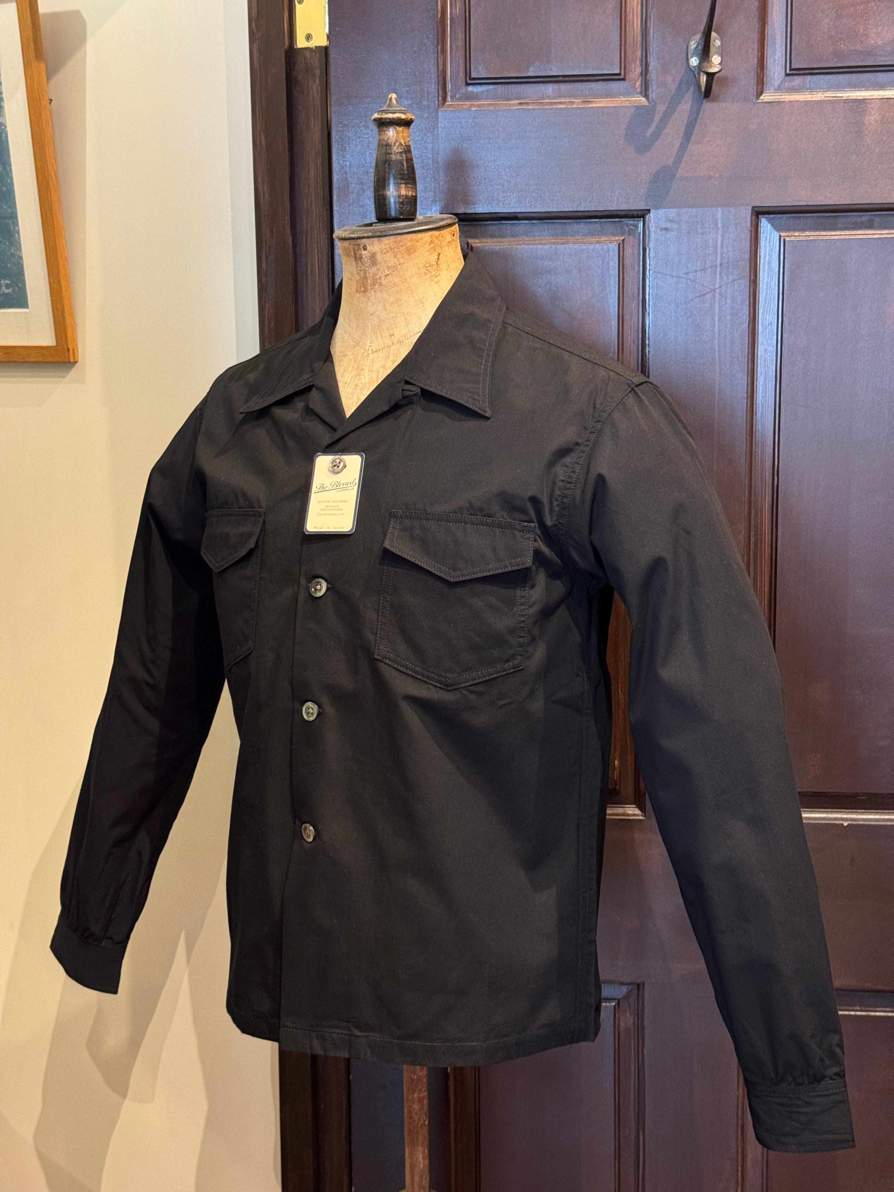 BLD172 SUMMER OPEN COLLAR SHIRTS L/S – BLURRED CLOTHING OFFICIAL