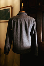 画像をギャラリービューアに読み込む, 【予約商品】BLD186 WOOL TWEED OPEN COLLAR SHIRTS
