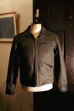 画像をギャラリービューアに読み込む, 【予約商品】BLD188 LEATHER COMBI SPORTS JACKET
