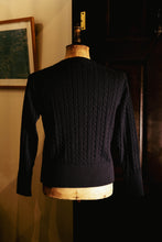 画像をギャラリービューアに読み込む, 【予約商品】BLD191 V-ARAN KNIT COTTON SWEATER
