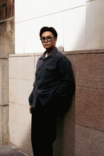 画像をギャラリービューアに読み込む, 【予約商品】BLD186 WOOL TWEED OPEN COLLAR SHIRTS
