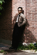 画像をギャラリービューアに読み込む, 【予約商品】BLD186 WOOL TWEED OPEN COLLAR SHIRTS
