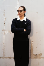 画像をギャラリービューアに読み込む, 【予約商品】BLD191 V-ARAN KNIT COTTON SWEATER
