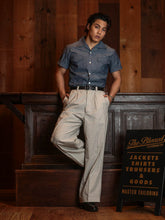 Load image into Gallery viewer, [Pre-order item] BLD127 CHAMBRAY OPEN COLLAR SHIRTS S/S
